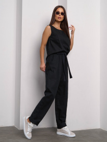 Діловий костюм ISSA Plus Модель 15102_черный Фото