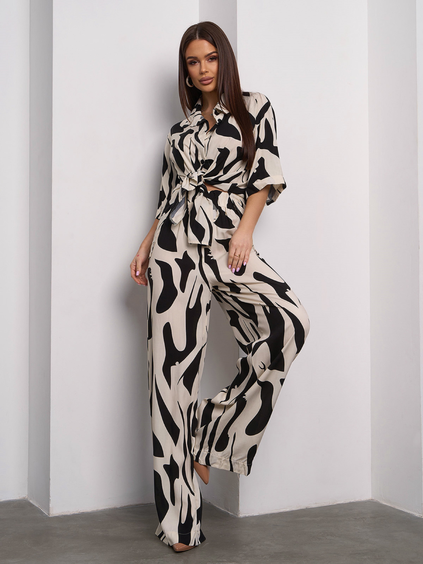 Костюм ISSA Plus модель 15105_молочный Фото