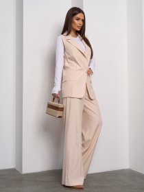 Діловий костюм ISSA Plus модель 15106_светло_бежевый Фото