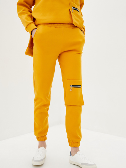 Спортивний костюм ISSA Plus модель SA-319_mustard — фото 4 - INTERTOP