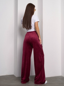 Штани спортивні ISSA Plus модель 15109_бордовый Фото