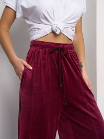 Спортивні штани ISSA Plus модель 15109_бордовый Фото