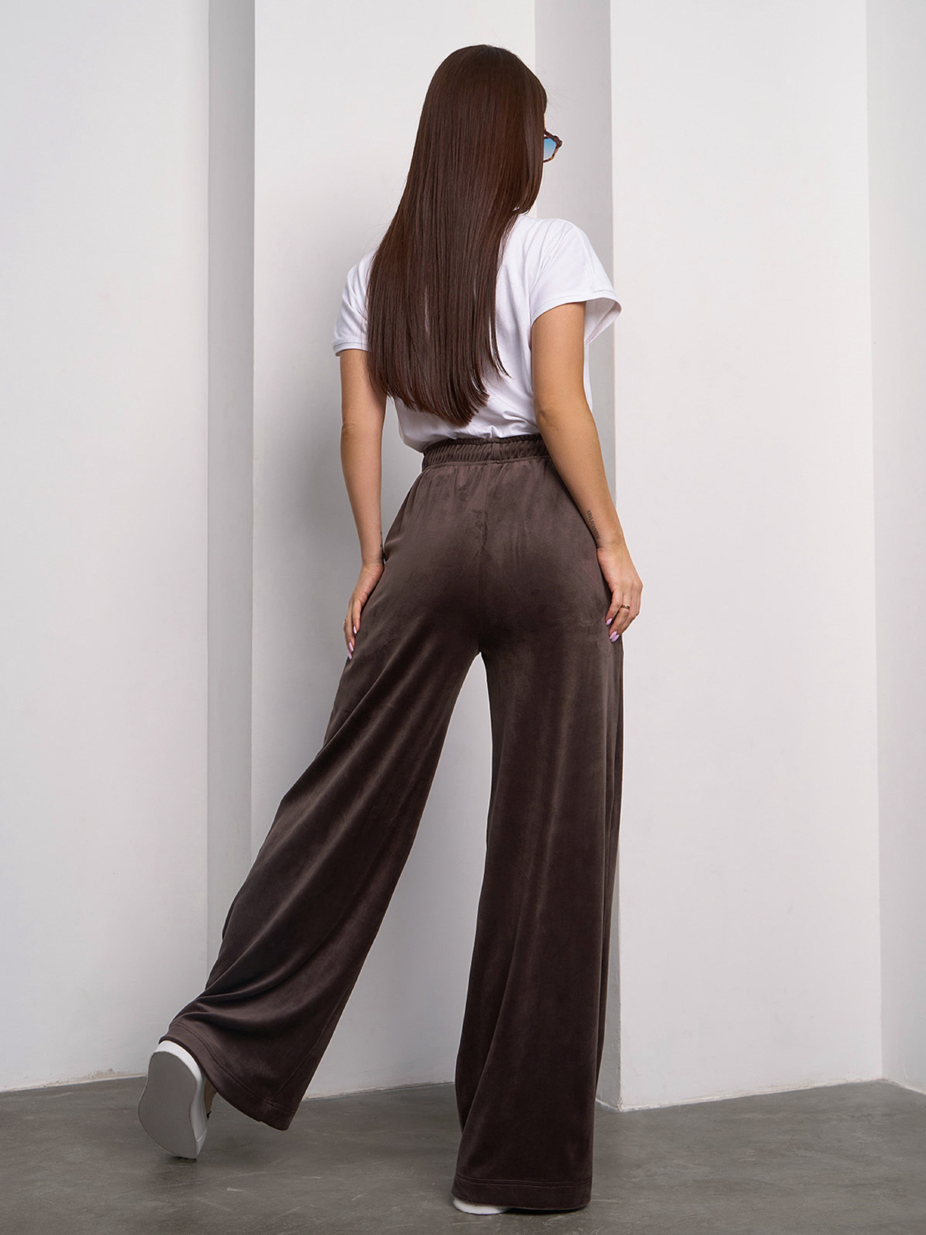 Спортивні штани ISSA Plus модель 15109_темно_коричневый Фото