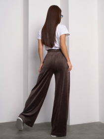 Спортивні штани ISSA Plus модель 15109_темно_коричневый Фото