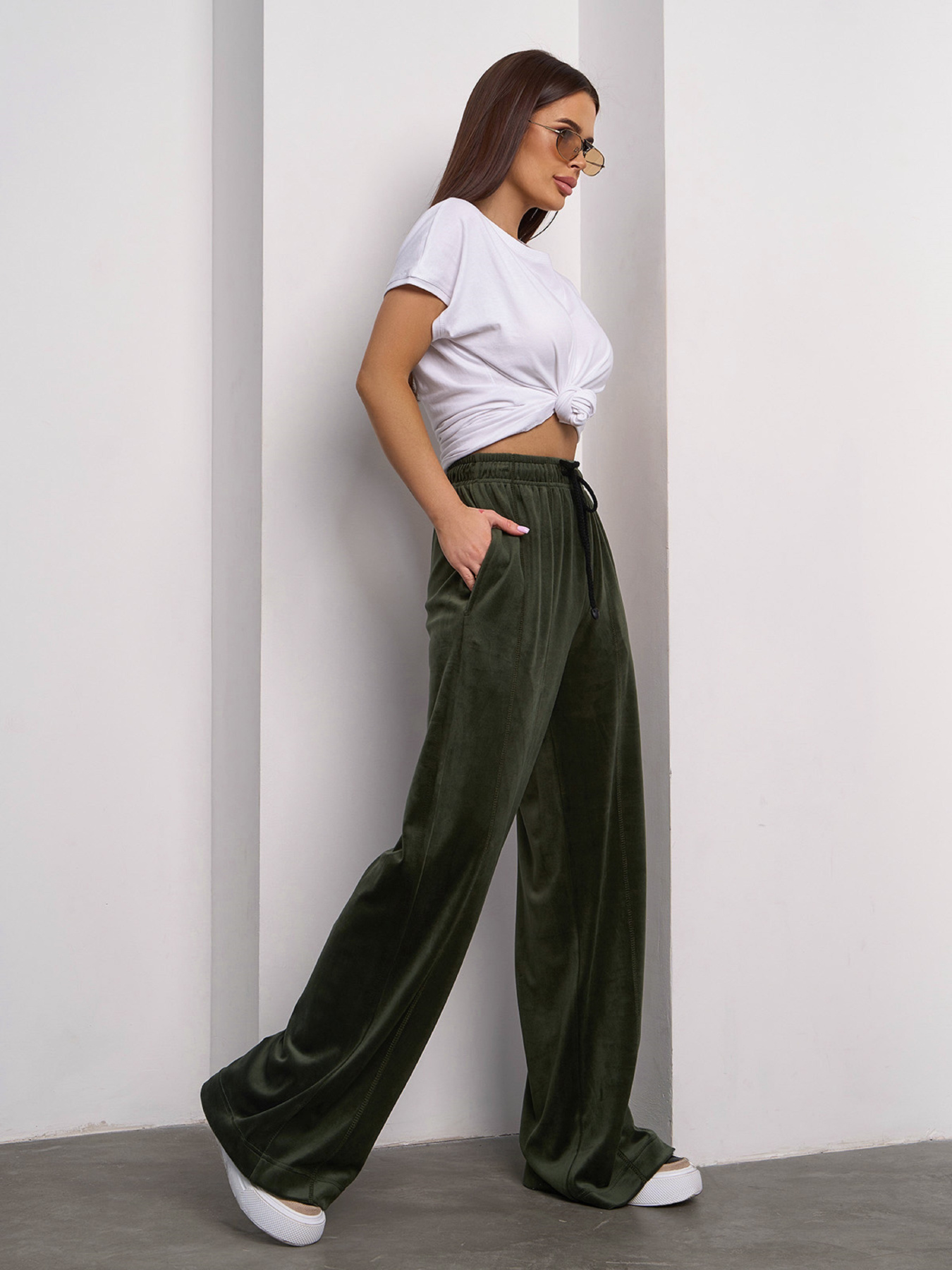 Штани спортивні ISSA Plus модель 15109_хаки Фото