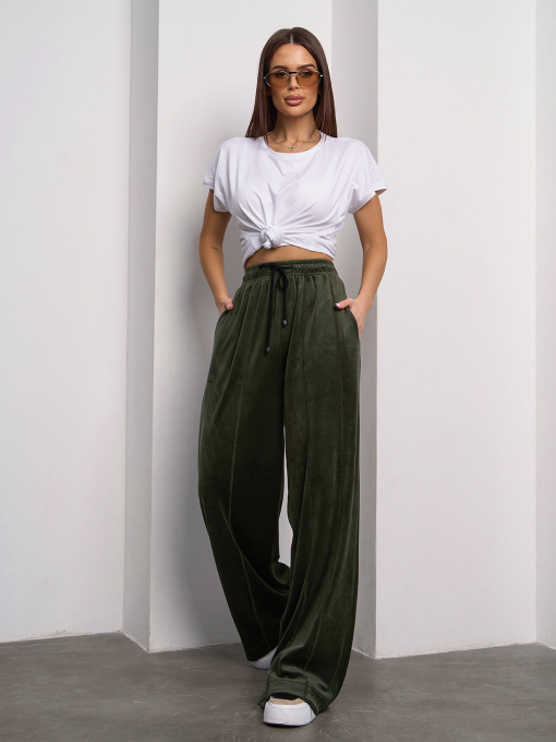 Штаны спортивные ISSA Plus модель 15109_хаки Фото