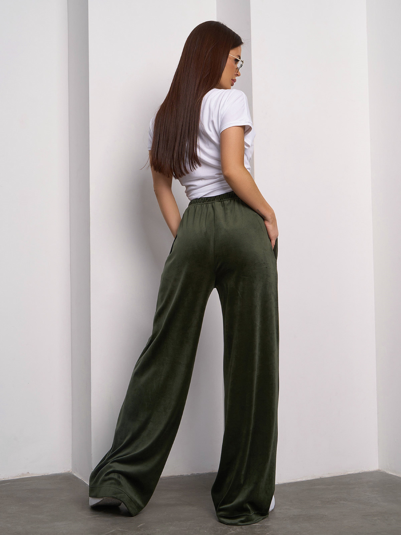 Штаны спортивные ISSA Plus модель 15109_хаки Фото