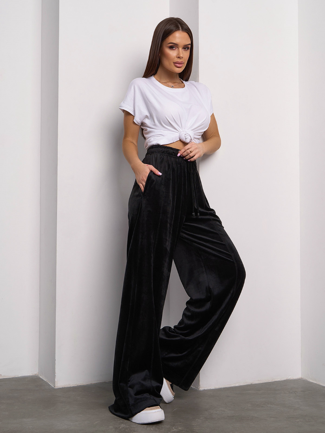 Штаны спортивные ISSA Plus модель 15109_черный Фото