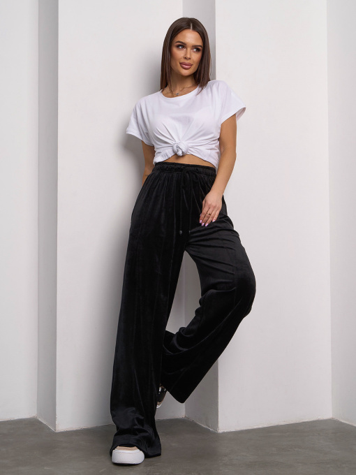 Штаны спортивные ISSA Plus модель 15109_черный Фото