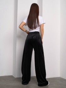 Штаны спортивные ISSA Plus модель 15109_черный Штаны спортивные ISSA Plus модель 15109_черный Фото