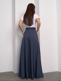 Палаццо ISSA Plus модель SA-527_темно_серый Палаццо ISSA Plus модель SA-527_темно_серый Фото