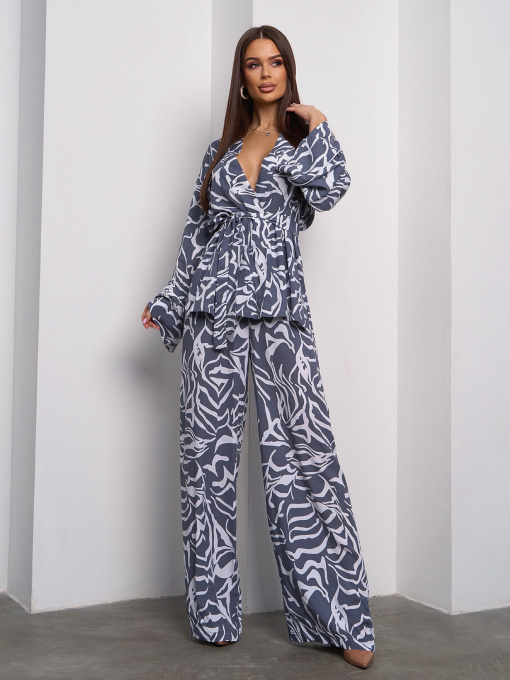 Костюм ISSA Plus модель SA-600_серый Фото