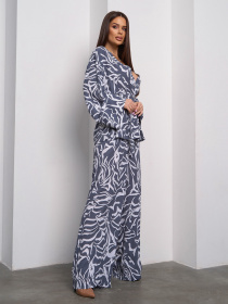 Повседневный костюм ISSA Plus модель SA-600_серый Фото