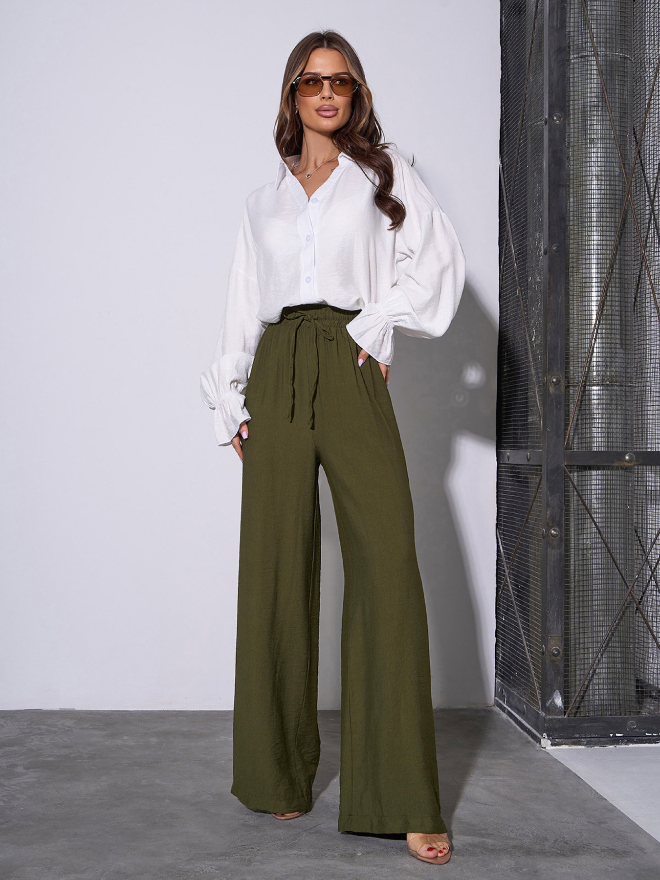 Штани повсякденні ISSA Plus модель 14788_хаки Фото