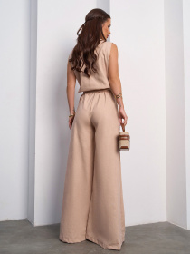 Комбінезон ISSA Plus модель 14732A_бежевый Фото