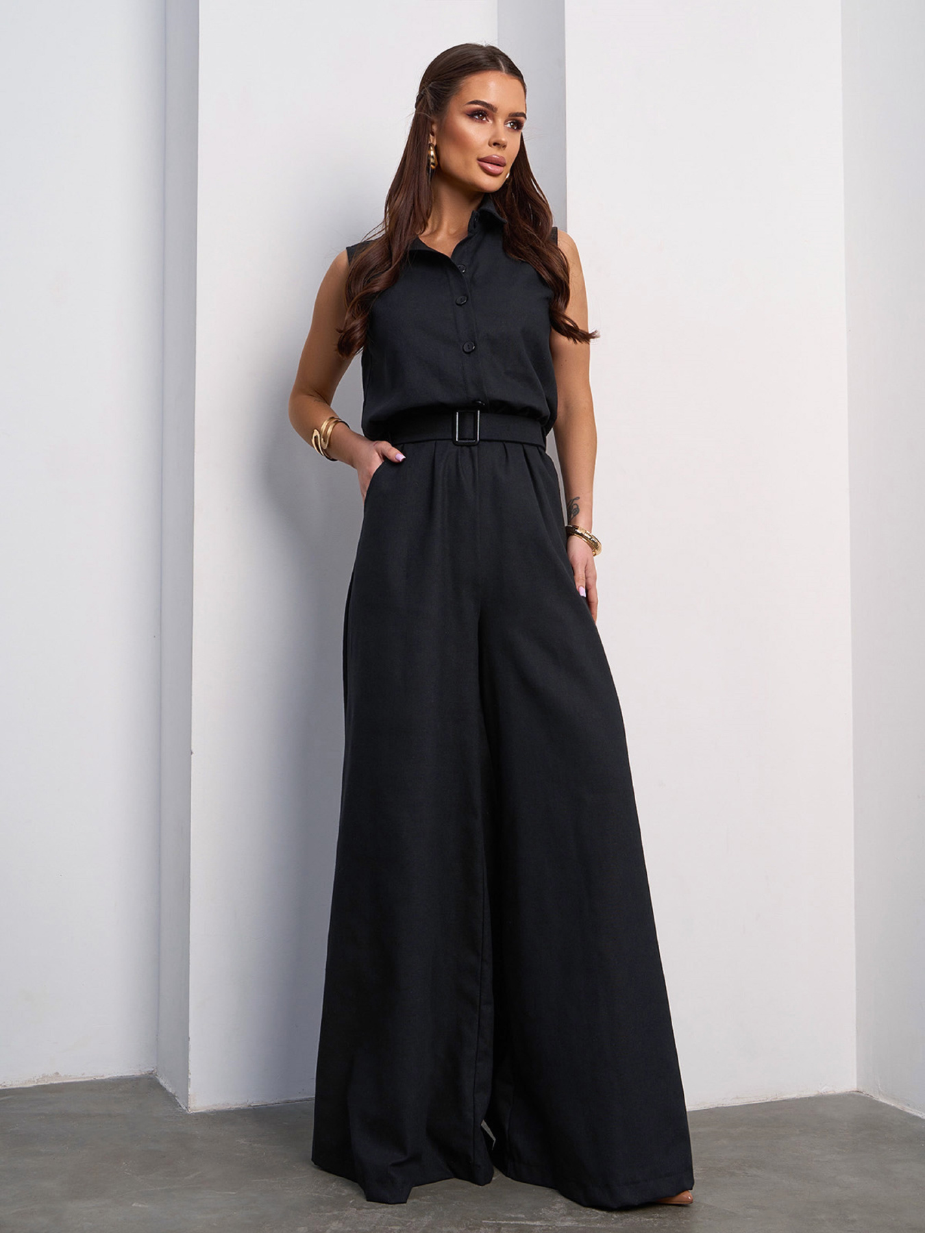 Комбінезон ISSA Plus модель 14732A_черный Фото