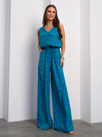 Комбинезон ISSA Plus модель 15111_зеленый Фото