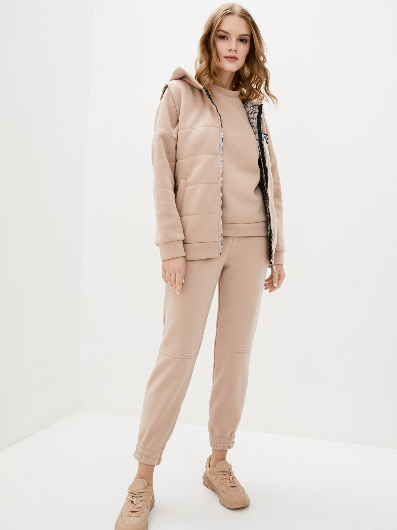 Спортивний костюм ISSA Plus модель SA-330_beige Фото