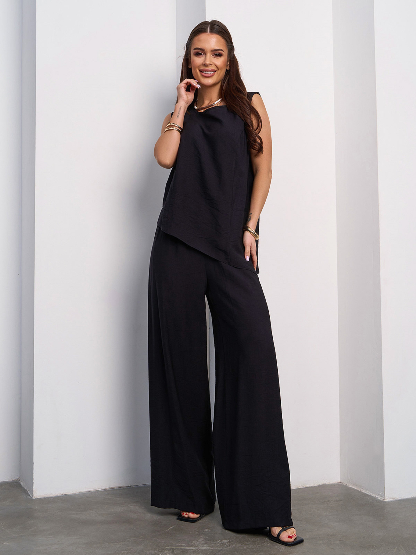 Костюм ISSA Plus модель 15113_черный Фото