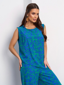 Костюм ISSA Plus модель 15118_синий Фото