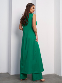 Повседневный костюм ISSA Plus модель 15119_зеленый Фото