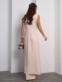 Костюм ISSA Plus модель 15119_светло_бежевый Фото