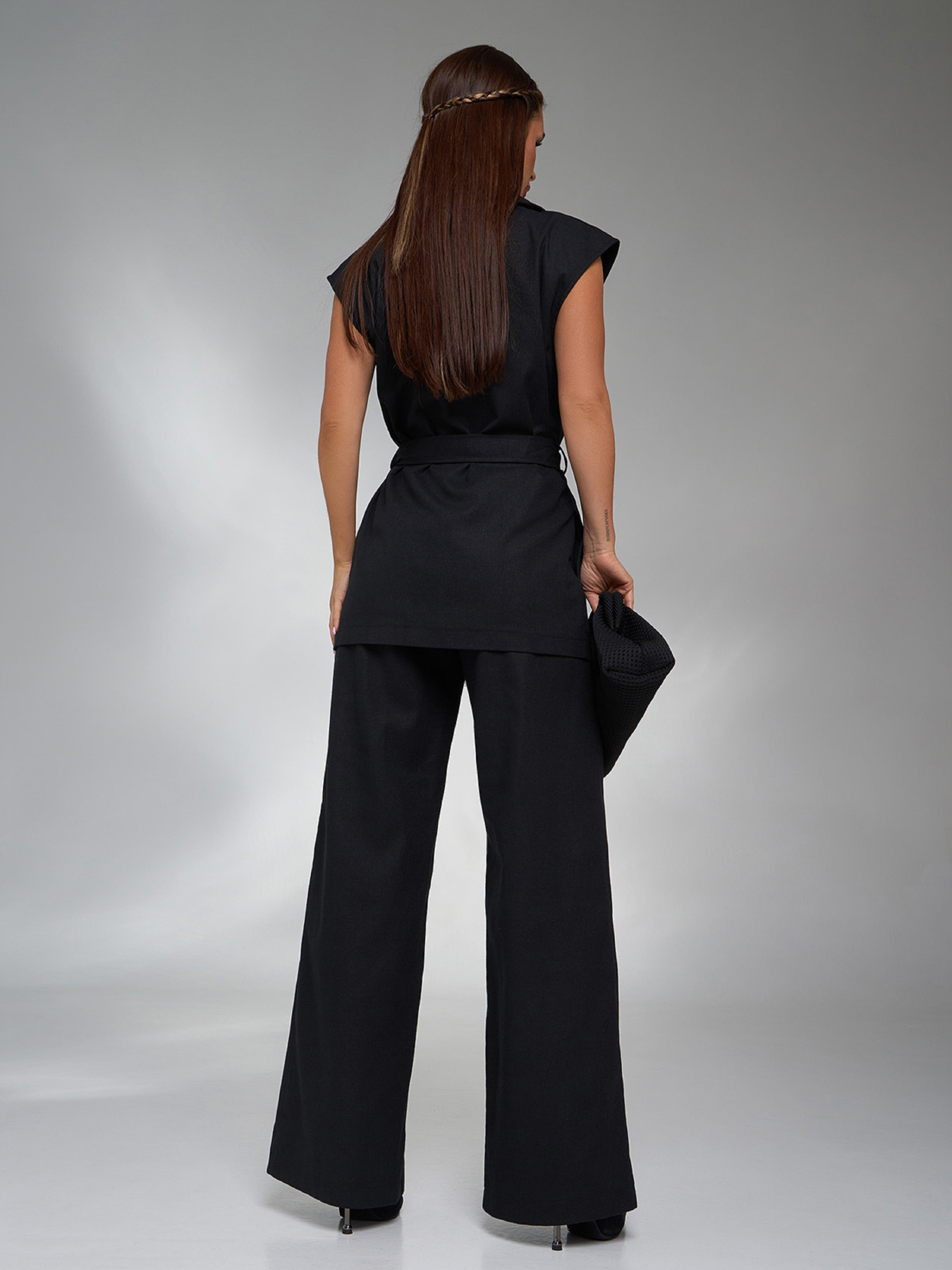 Костюм ISSA Plus модель 15124_черный Фото