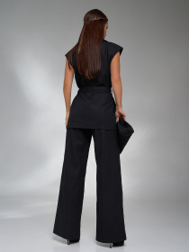 Костюм ISSA Plus модель 15124_черный Фото