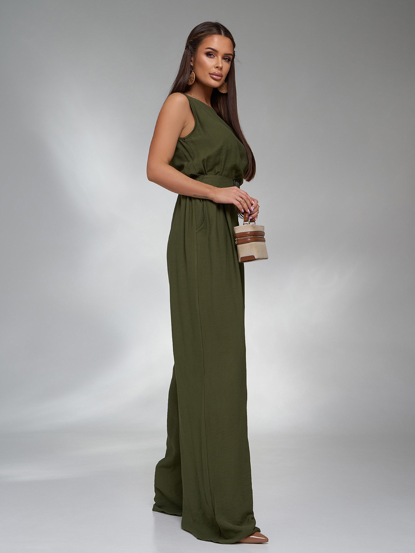 Комбінезон ISSA Plus модель 14626A_хаки Фото