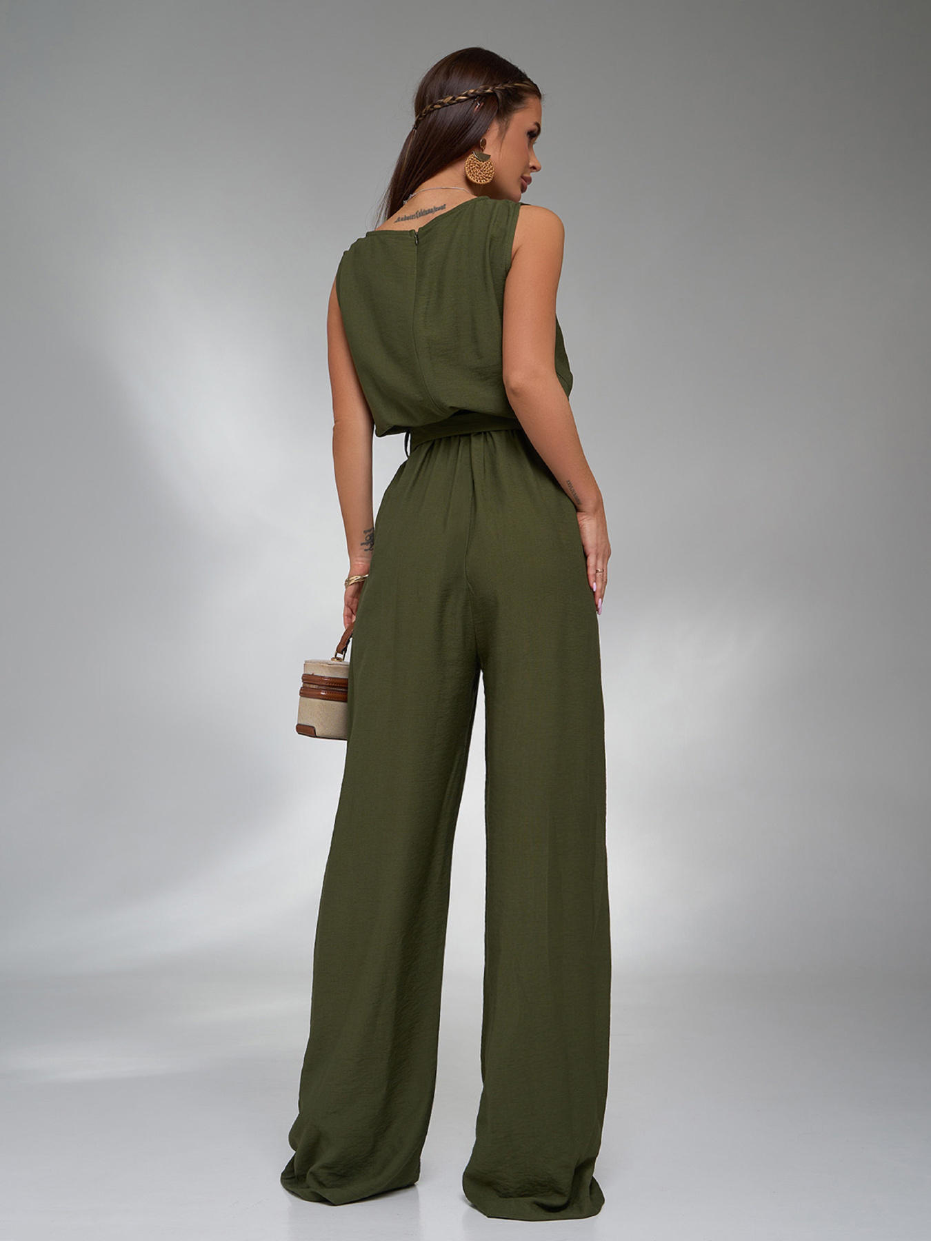 Комбінезон ISSA Plus модель 14626A_хаки Фото