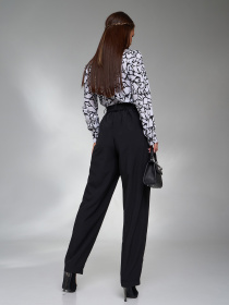 Штани класичні ISSA Plus модель 15125_черный Фото