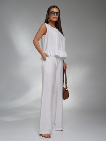 Костюм ISSA Plus модель 15126_молочный Фото