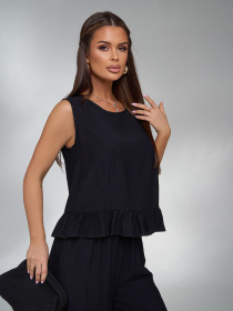 Костюм ISSA Plus модель 15126_черный Фото