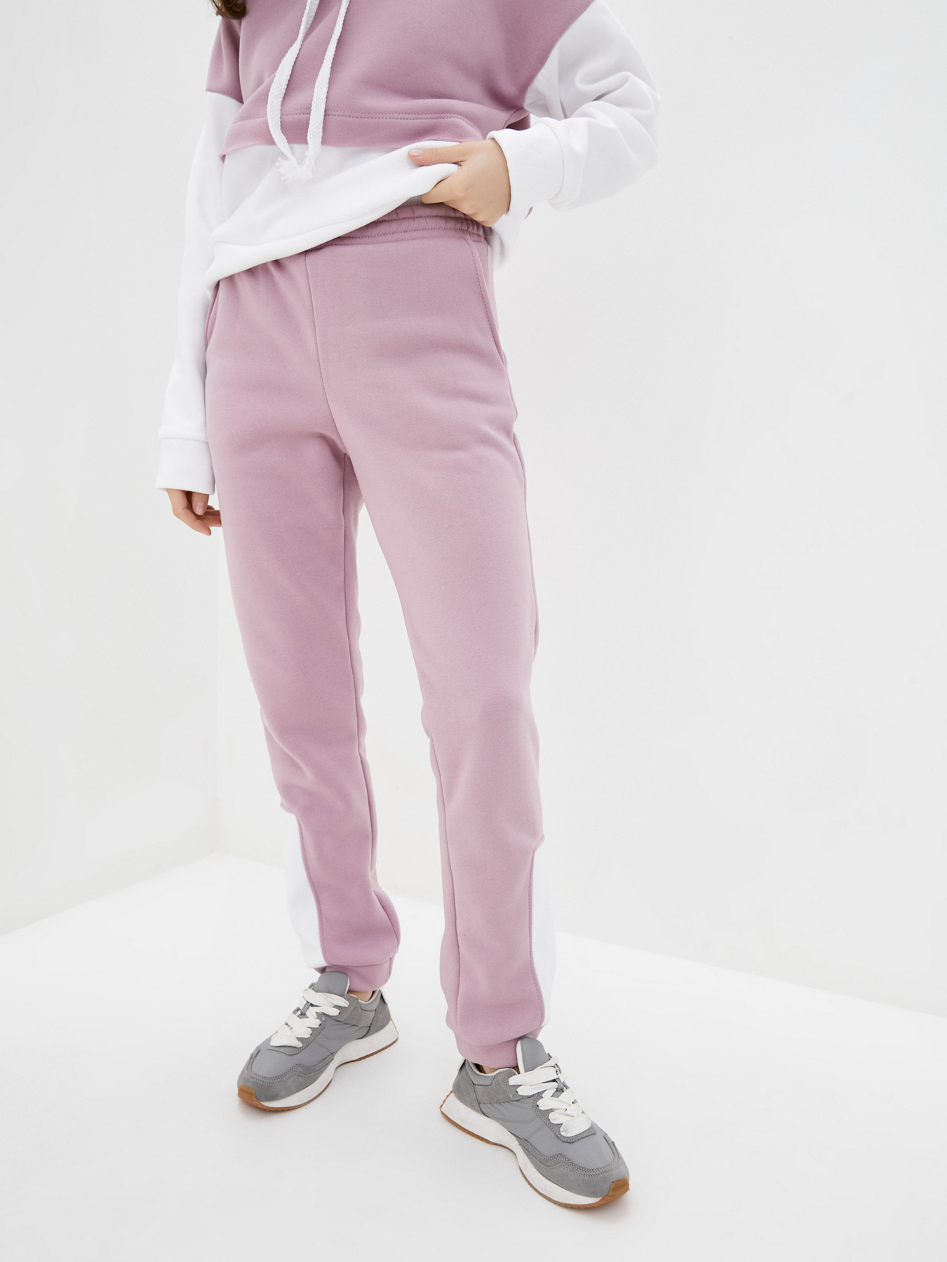 Спортивний костюм ISSA Plus модель SA-58_whitepink Фото