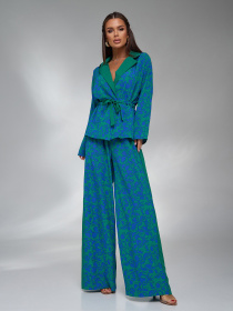 Костюм ISSA Plus модель 15127_зеленый Фото