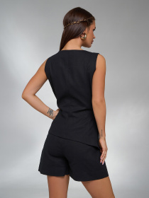 Костюм ISSA Plus модель 15129_черный Фото