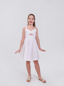 Сарафан SMIL Модель smil_120432-molocnyj Фото