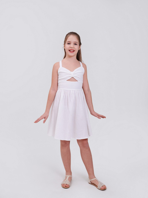 Сарафан SMIL Модель smil_120432-molocnyj Фото