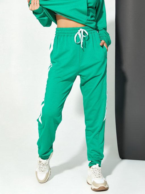 Спортивні штани ISSA Plus модель 12911_green Фото