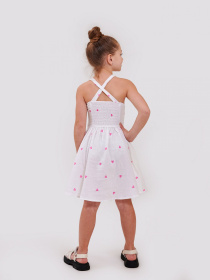 Сарафан SMIL модель smil_120431-risunok-serdecki-na-belom Фото