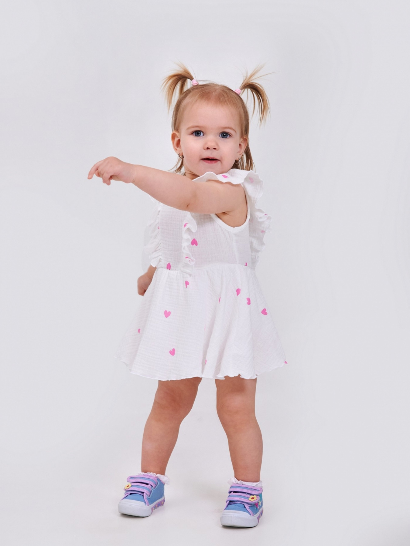 Боді для немовлят SMIL модель smil_121076-risunok-serdecki-na-belom Фото