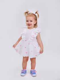 Боди для младенцев SMIL модель smil_121076-risunok-serdecki-na-belom Фото