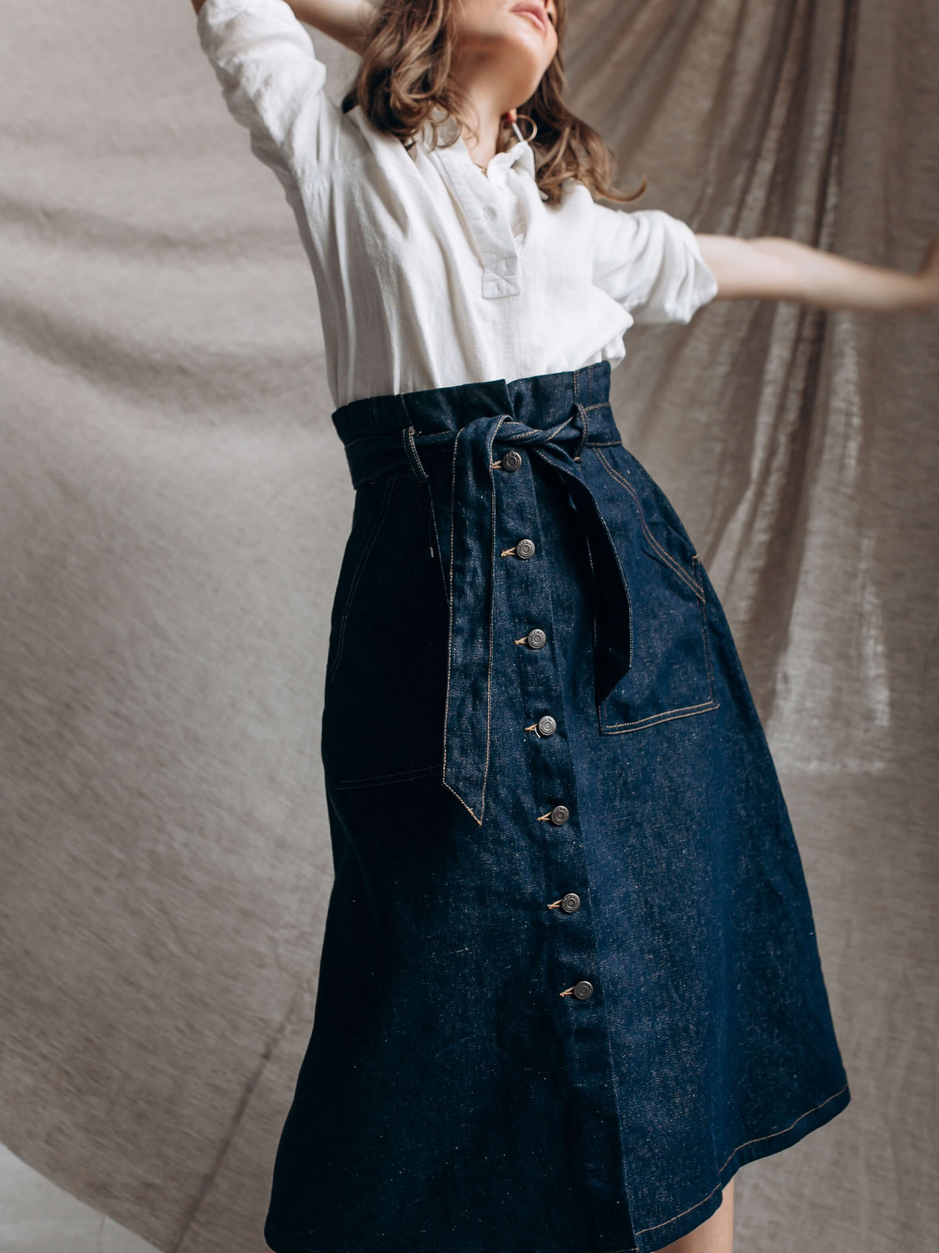 Джинсова спідниця Feel and Fly модель 152006 Фото