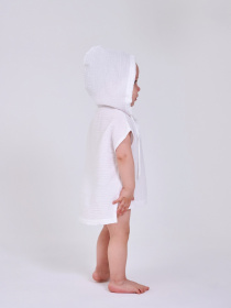 Одяг для немовлят SMIL Туніка з капюшоном модель smil_114999-molocnyj Одяг для немовлят SMIL Туніка з капюшоном модель smil_114999-molocnyj Фото