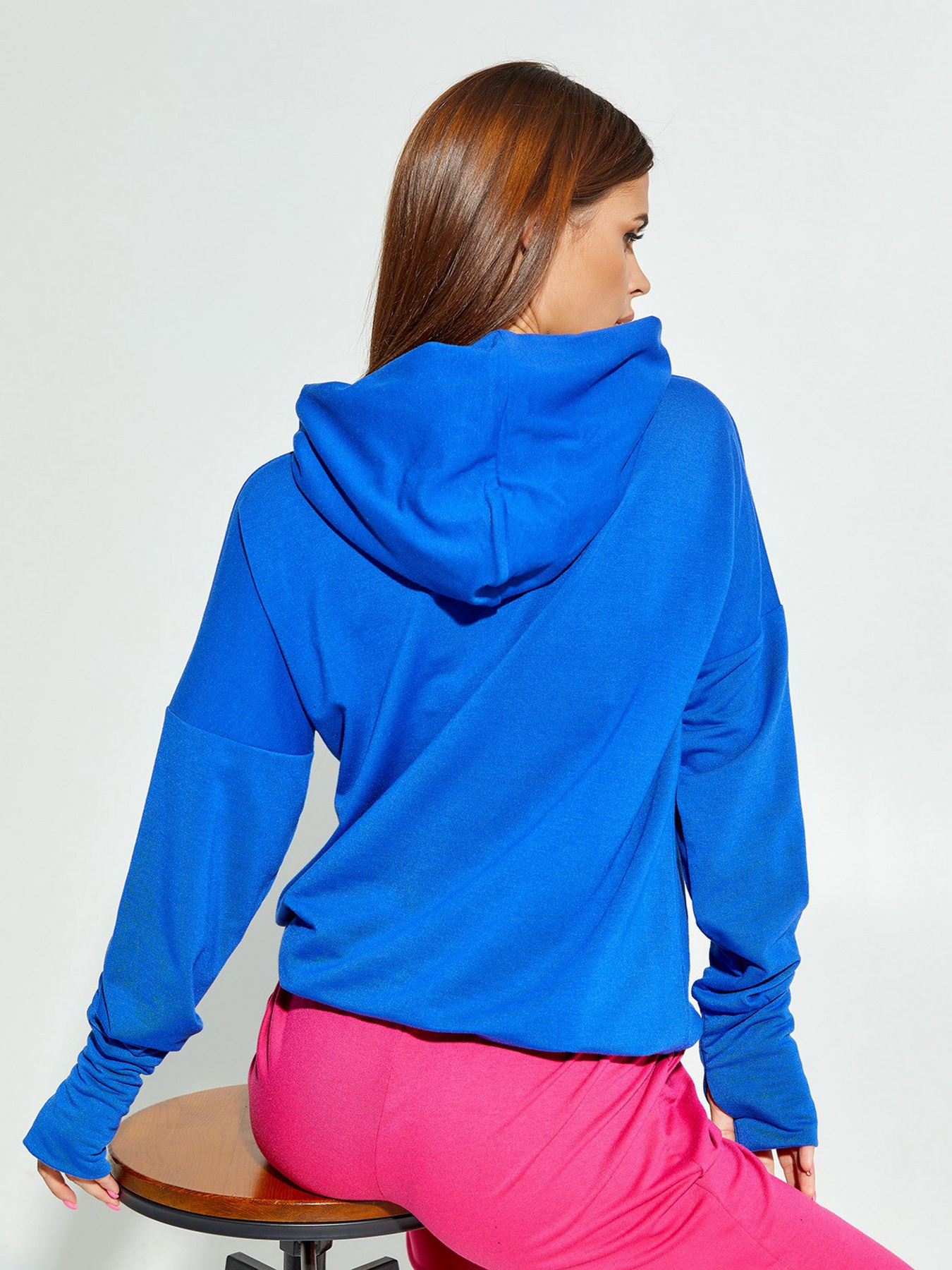 Худи ISSA Plus модель 11286_blue Фото