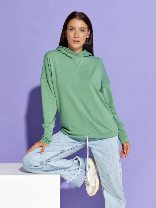 Худи ISSA Plus модель 11286_green Фото