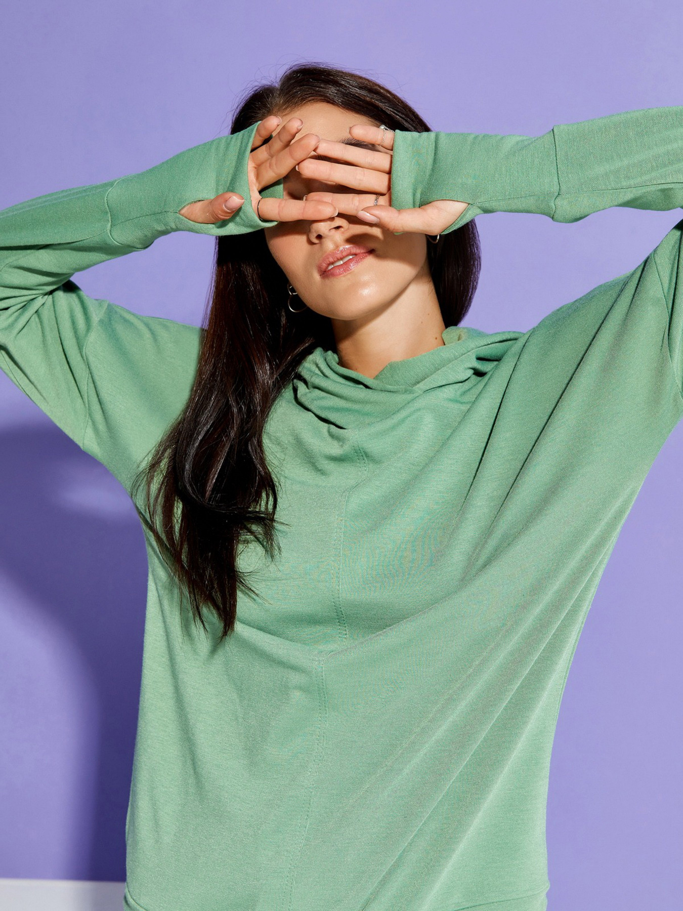 Худи ISSA Plus модель 11286_green Фото