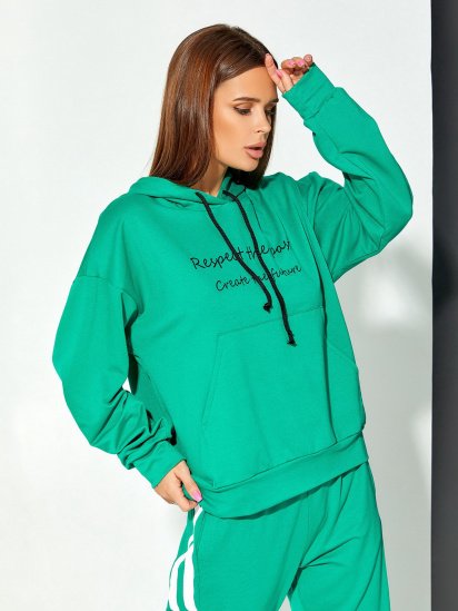 Худі ISSA Plus модель 12144_green — фото - INTERTOP