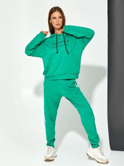 Худі ISSA Plus модель 12144_green — фото 4 - INTERTOP