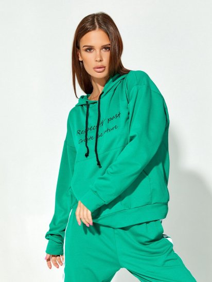 Худі ISSA Plus модель 12144_green — фото - INTERTOP